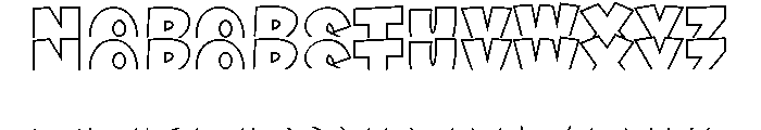 Varsity Monogram Font LOWERCASE