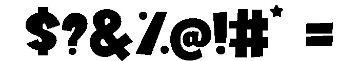 Varsity Monster Droplet Font OTHER CHARS