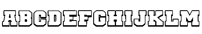 Varsity Outline Regular FONT