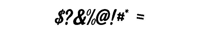 Varsity Regular Font OTHER CHARS
