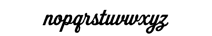 Varsity Regular Font LOWERCASE
