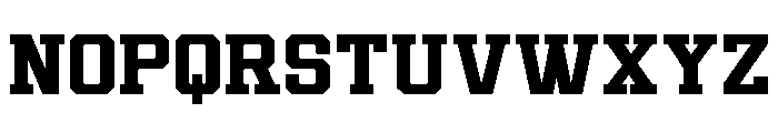 Varsity Relaxa Slab Serif Reg Font LOWERCASE