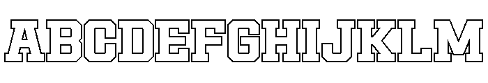 Varsity Relaxa SlabSrfOutline1 FONT