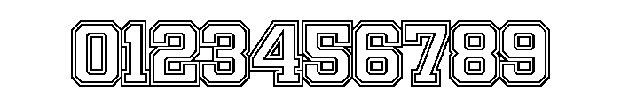 Varsity Relaxa SlabSrfOutline2 Font OTHER CHARS