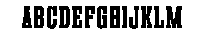 Varsity Senior Font UPPERCASE