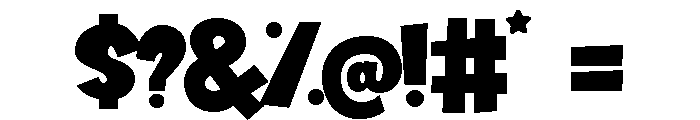Varsity Simple Stacked Font OTHER CHARS