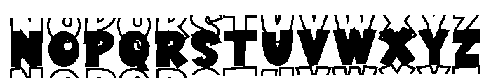 Varsity Simple Stacked Font UPPERCASE