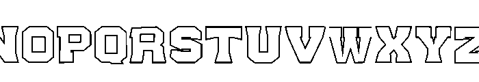 Varsity Society Regular Font UPPERCASE