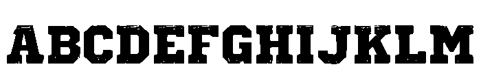 Varsity Stamp Regular Font UPPERCASE