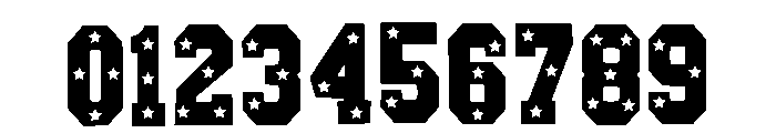 Varsity Star Regular Font OTHER CHARS