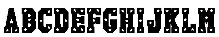 Varsity Star Regular Font UPPERCASE