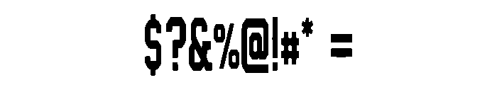Varsity Striker Font OTHER CHARS