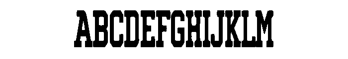 Varsity Striker Font UPPERCASE