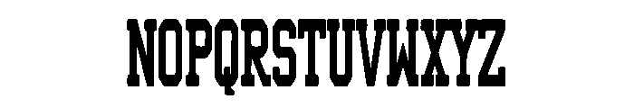 Varsity Striker Font UPPERCASE