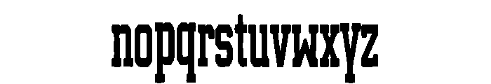 Varsity Striker Font LOWERCASE