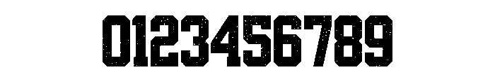 Varsity Texture Regular Font OTHER CHARS