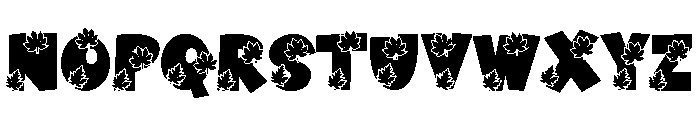 Varsity Thanksgiving Font UPPERCASE