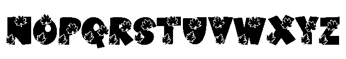 Varsity Thanksgiving Font LOWERCASE