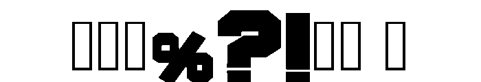Varsity Union Regular Font OTHER CHARS