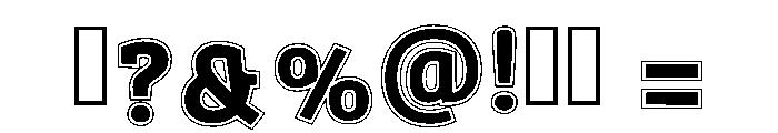 Varsity Universe Regular Font OTHER CHARS