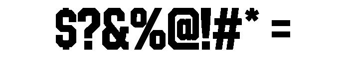 Varsity Valor Font OTHER CHARS