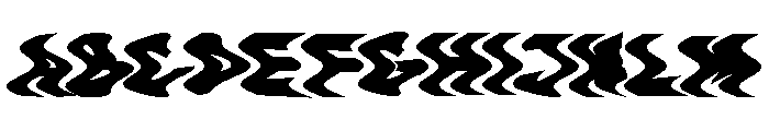 Varsity Wavy Font UPPERCASE