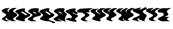 Varsity Wavy Font LOWERCASE