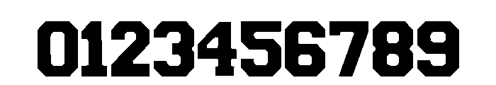 Varsity Western Regular Font OTHER CHARS