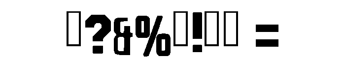 Varsity Western Regular Font OTHER CHARS