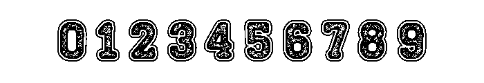 Varsity With Grunge 2 Regular Font OTHER CHARS