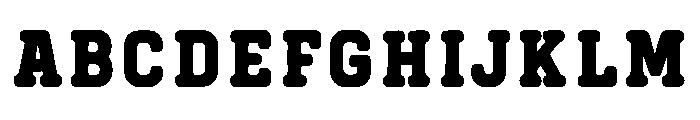 Varsity With Grunge Regular Font UPPERCASE