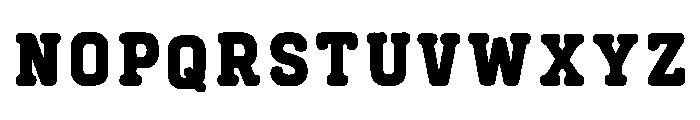 Varsity With Grunge Regular Font LOWERCASE