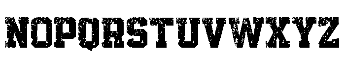 Varsity Wreck Regular Font UPPERCASE