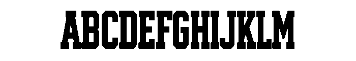 VarsityEdgebyQF Font UPPERCASE