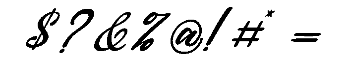 Vartensie Regular Font OTHER CHARS