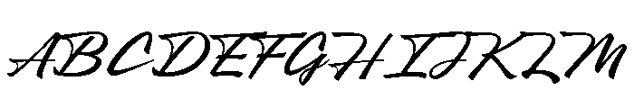 Vartensie Regular Font UPPERCASE