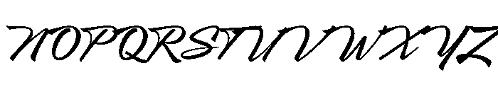 Vartensie Regular Font UPPERCASE