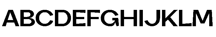 Vasted Font UPPERCASE