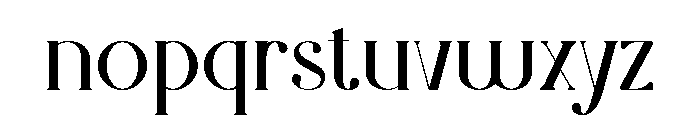 Vaurell Font LOWERCASE