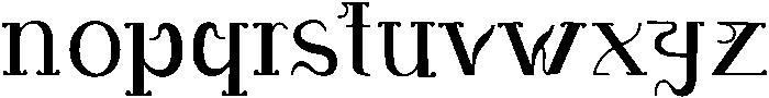 VALENTINE otf (400) Font LOWERCASE