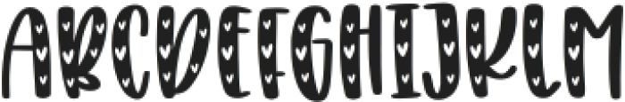 VALENTINES otf (400) Font UPPERCASE