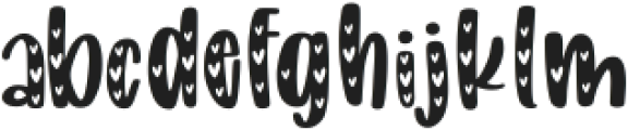 VALENTINES otf (400) Font LOWERCASE