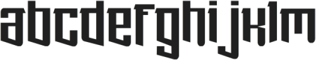 VALMOSA Regular otf (400) Font LOWERCASE