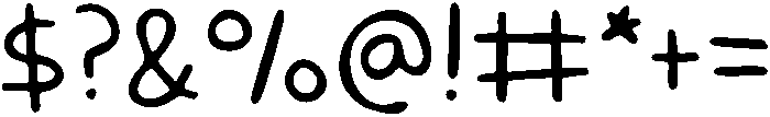 VANILLA CAKE Regular otf (400) Font OTHER CHARS