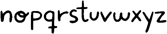 VANILLA CAKE Regular otf (400) Font LOWERCASE