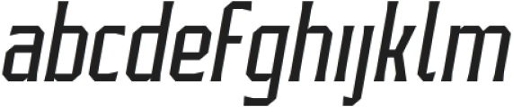 VARSERIF Light Italic otf (300) Font LOWERCASE