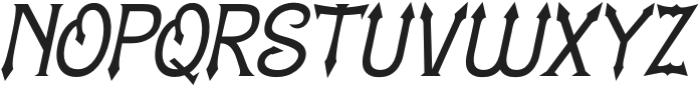 VASIREM Slant otf (400) Font UPPERCASE