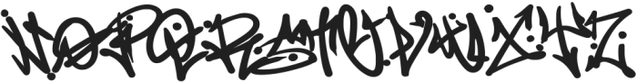 Vabioxe Graffiti otf (400) Font UPPERCASE