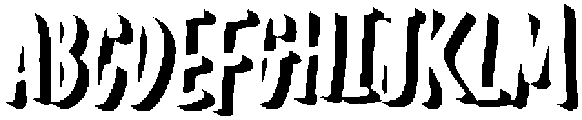 Vacances Shadow otf (400) Font UPPERCASE