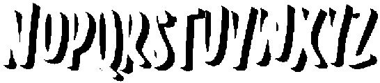Vacances Shadow otf (400) Font UPPERCASE